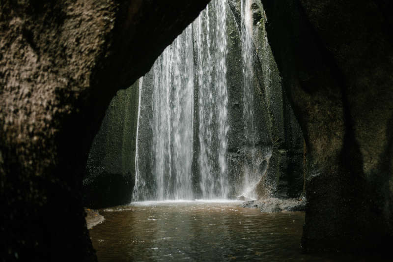 You can meditate deeply by visualizing a waterfall